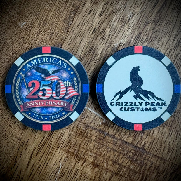 America's 250th Anniversary Poker Chip