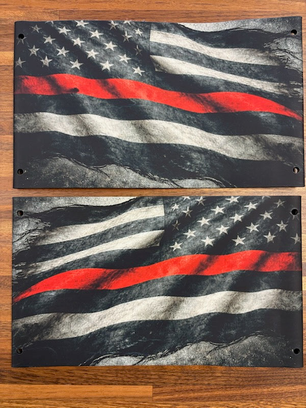 Thin Red Line Saddlebag Tethers for Harley Touring Models