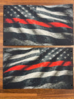 Thin Red Line Saddlebag Tethers for Harley Touring Models