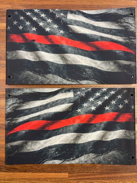 Thin Red Line Saddlebag Tethers for Harley Touring Models