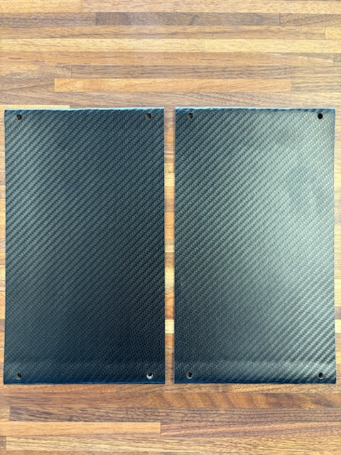Carbon Fiber Replica Saddlebag Tethers for Harley Touring Models