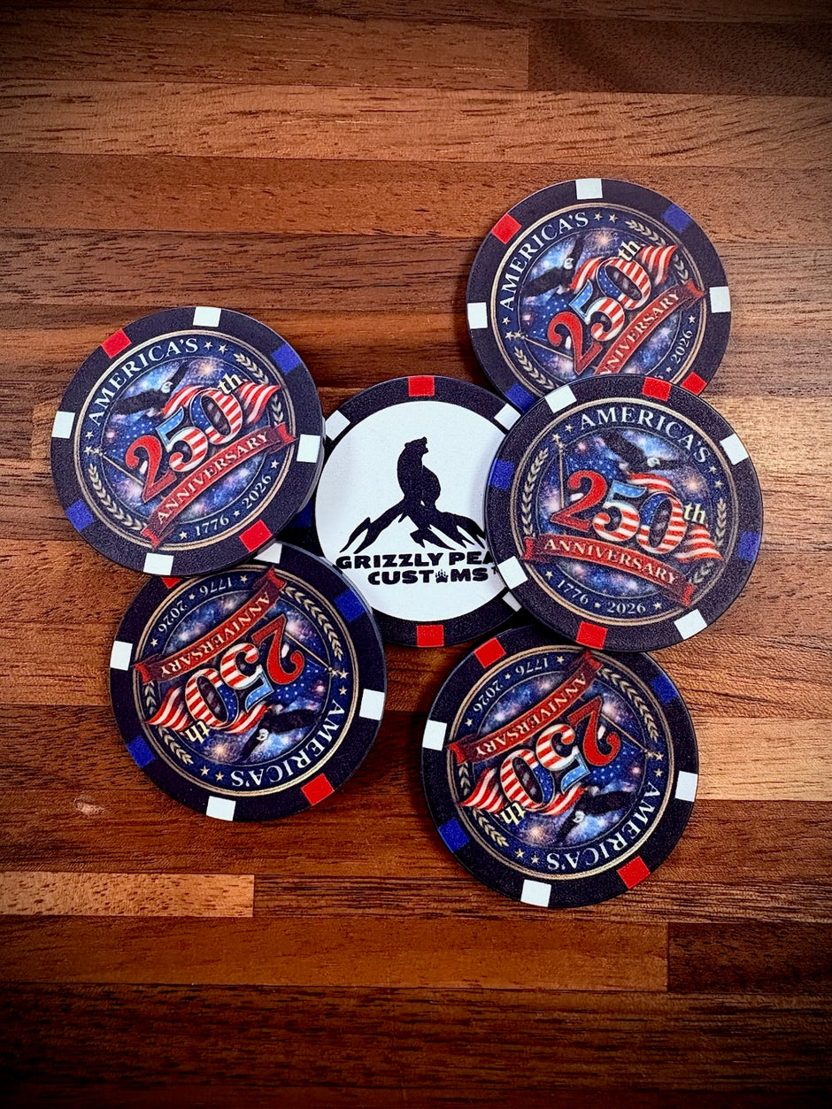 America's 250th Anniversary Poker Chip