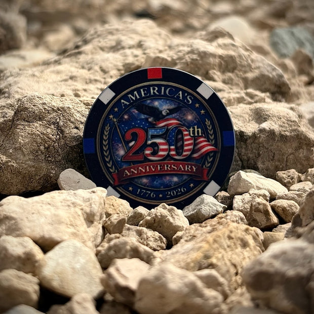America's 250th Anniversary Poker Chip