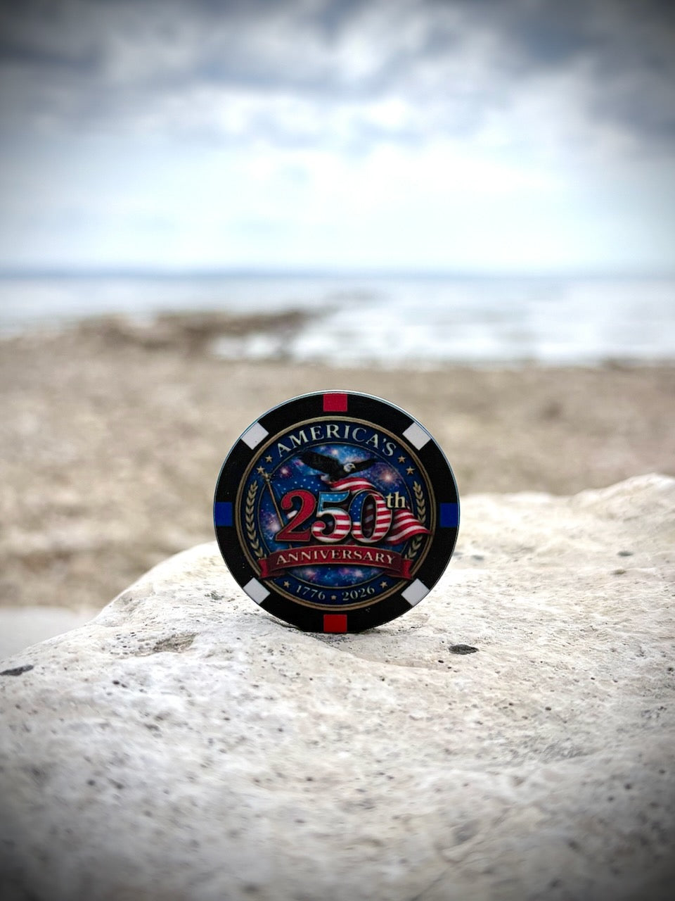 America's 250th Anniversary Poker Chip