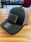 American Flag Patch Snapback Hat