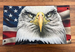 Eagle & American Flag Saddlebag Tethers – Harley Touring