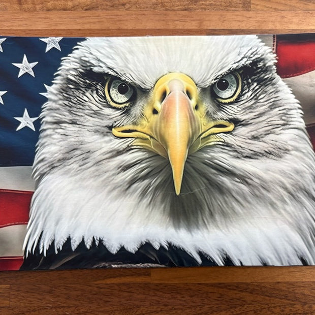 Eagle & American Flag Saddlebag Tethers – Harley Touring