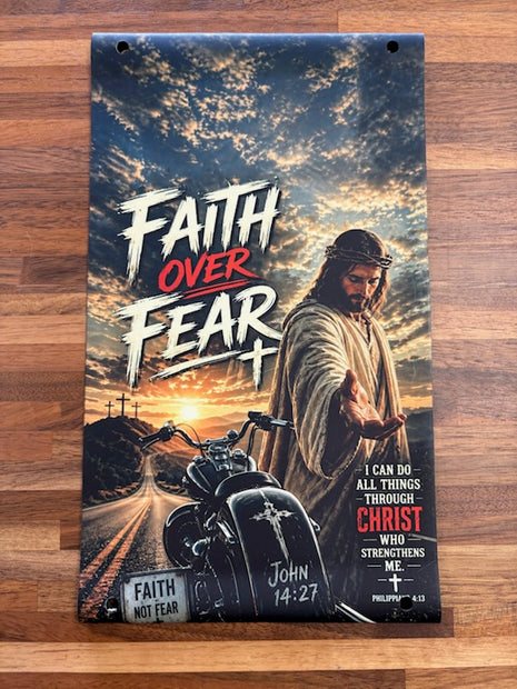 Faith Over Fear Saddlebag Tethers – Harley Touring