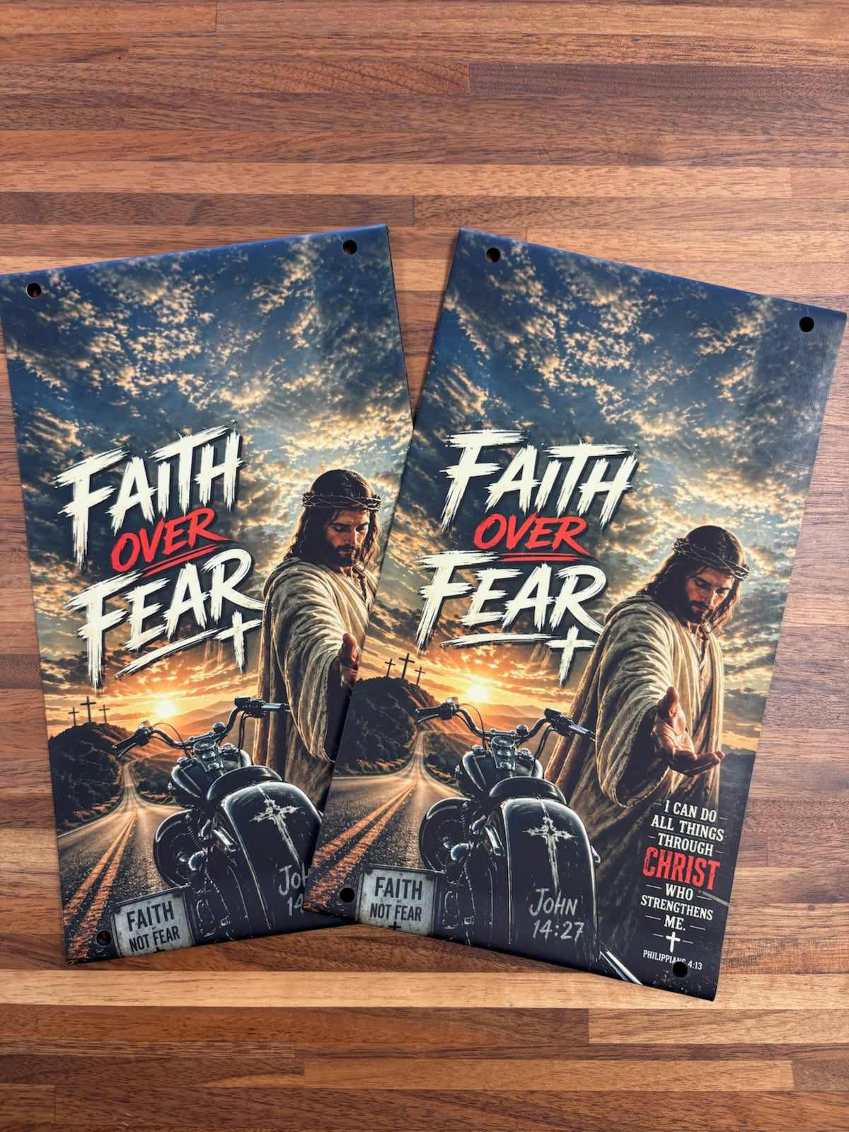 Faith Over Fear Saddlebag Tethers – Harley Touring