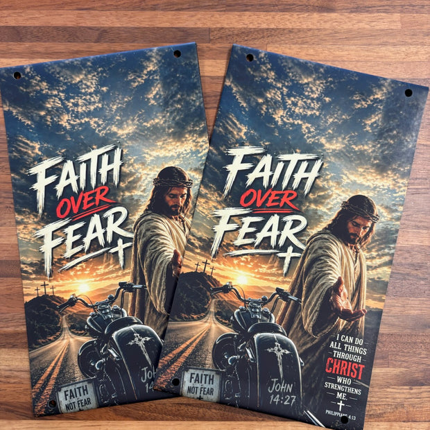 Faith Over Fear Saddlebag Tethers – Harley Touring