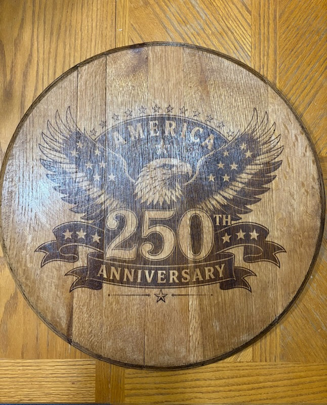 America's 250th Anniversary Bourbon Barrel Lid
