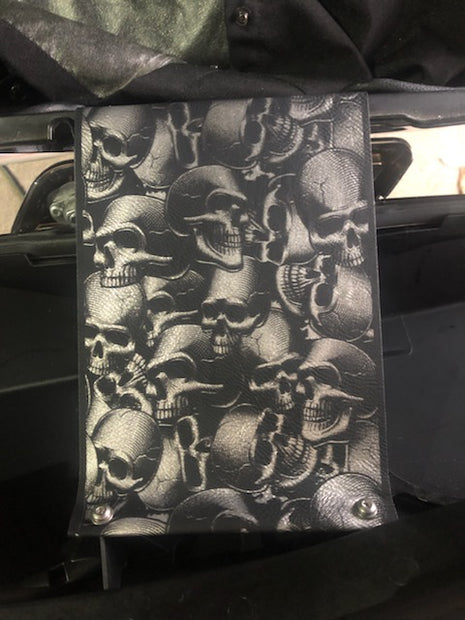 Full Skull Saddlebag Tethers for Harley Touring