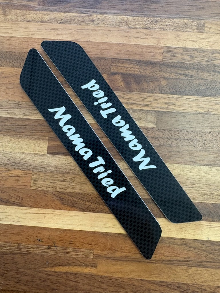 Mama Tried Reflector Insert for Harley Touring