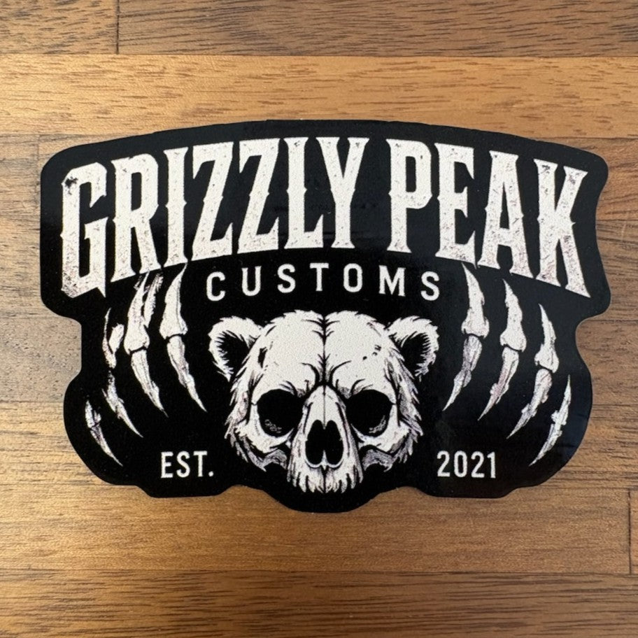 Grizzly Peak Customs Bear Decal
