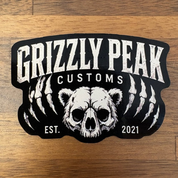 Grizzly Peak Customs Bear Decal