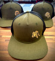 Plaid Series Biker Wave Flat Bill Snapback
