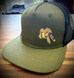 Plaid Series Biker Wave Flat Bill Snapback