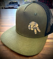 Plaid Series Biker Wave Flat Bill Snapback