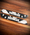 Veteran Grunge Flag Reflector Insert for Harley Touring