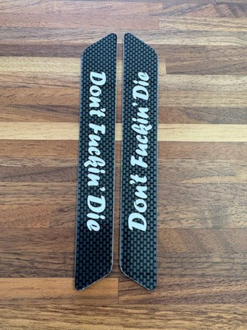 Don't Fuckin' Die Reflector Inserts for Harley Touring