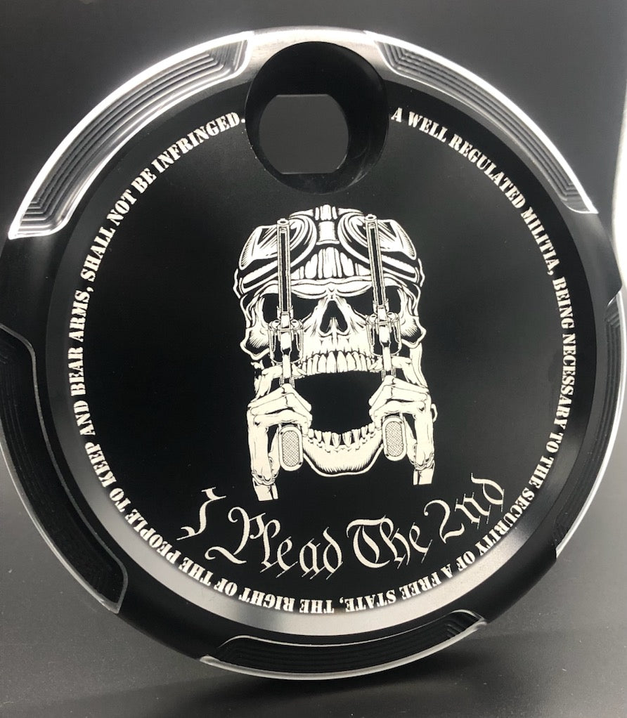 Second Amendment Fuel Door for 2008 and Up Harley Touring Models