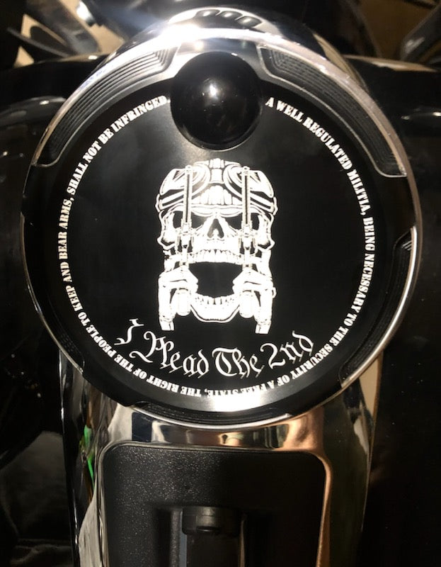 Second Amendment Fuel Door for 2008 and Up Harley Touring Models