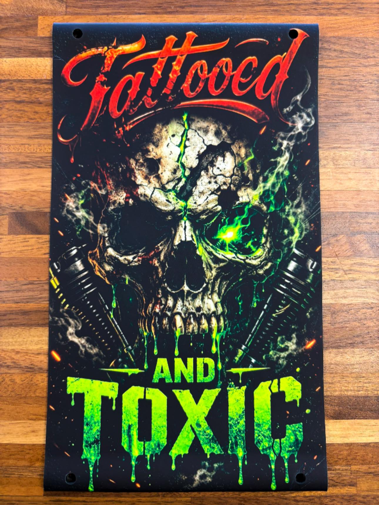 Tattooed and Toxic Saddlebag Tethers for Harley Touring Models
