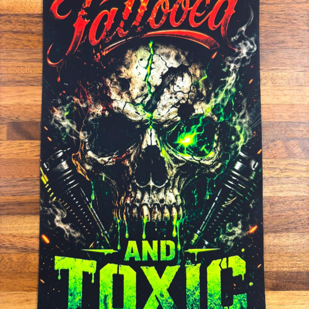 Tattooed and Toxic Saddlebag Tethers for Harley Touring Models