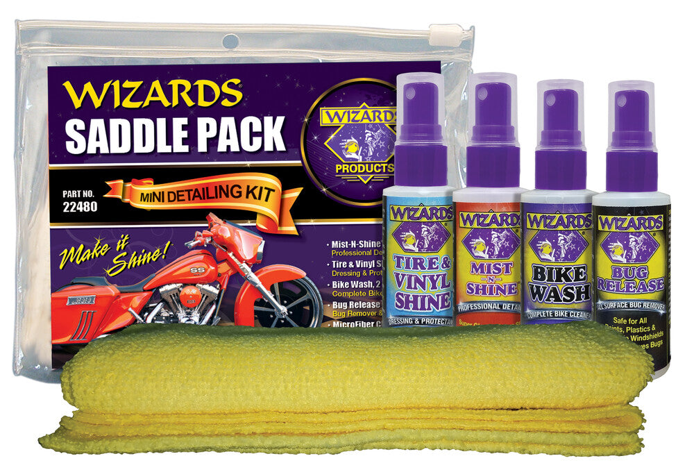 Wizards Saddle Pack Mini Detailing Kit